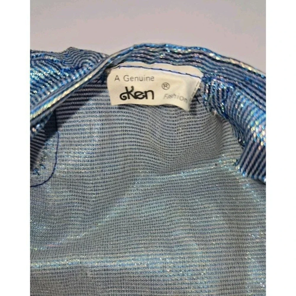 Vintage Genuine Barbie-Ken Doll Metallic Blue Jacket The Rockers